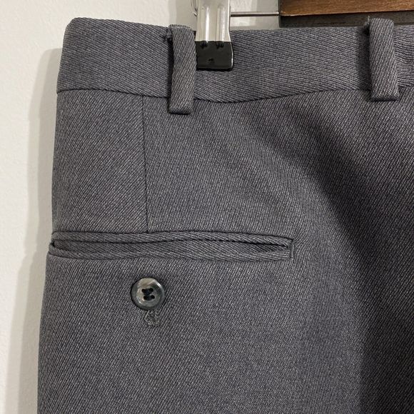 Brooks Brothers 346 Dress Pants Men's 36X32 Grey Professional Work Attire - Picture 7 of 8